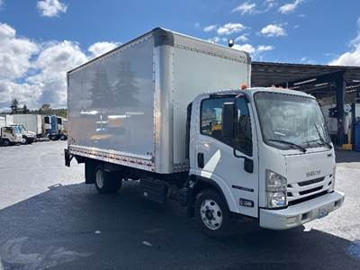 Isuzu NPR Box Truck - 215HP, 6 Speed Automatic, Roll up Door
