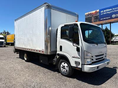 Isuzu NPR Box Truck - 215HP, 6 Speed Automatic, Roll up Door