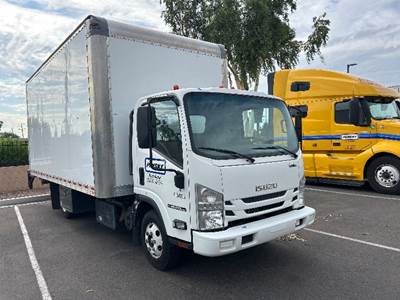 Isuzu NPR Box Truck - 215HP, 6 Speed Automatic, Roll up Door