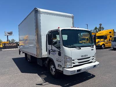 Isuzu NPR Box Truck - 215HP, 6 Speed Automatic, Roll up Door