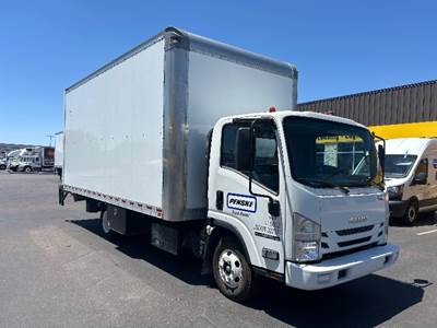 Isuzu NPR Box Truck - 215HP, 6 Speed Automatic, Roll up Door