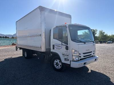 Isuzu NPR Box Truck - 215HP, 6 Speed Automatic, Roll up Door