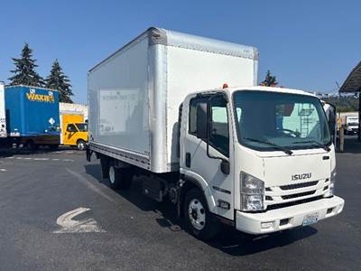 Isuzu NPR Box Truck - 215HP, 6 Speed Automatic, Roll up Door