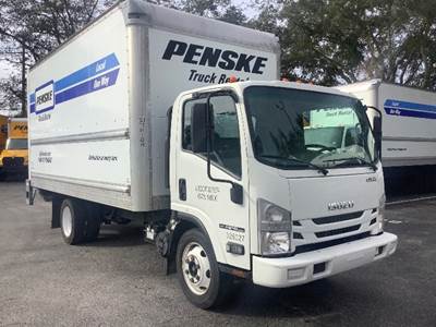 Isuzu NPR EFI 16 ft Box Truck - 297HP, 6 Speed Automatic, Roll up Door