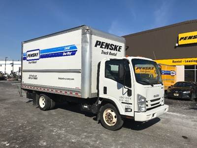 Isuzu NPR EFI Box Truck - 297HP, 6 Speed Automatic, Roll up Door
