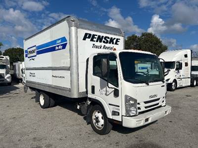 Isuzu NPR EFI 16 ft Box Truck - 297HP, 6 Speed Automatic, Roll up Door