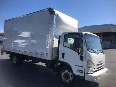 Isuzu NPR EFI Box Truck - 297HP, 6 Speed Automatic, Roll up Door