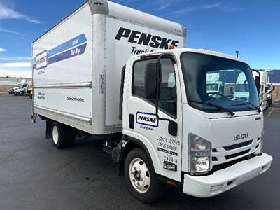 Isuzu NPR EFI 16 ft Box Truck - 297HP, 6 Speed Automatic, Roll up Door