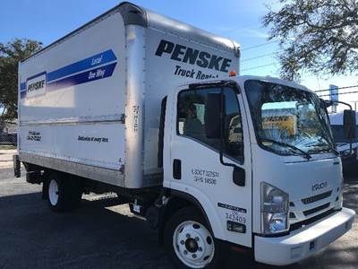 Isuzu NPR EFI 16 ft Box Truck - 297HP, 6 Speed Automatic, Roll up Door
