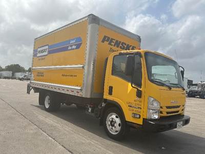 Isuzu NPR EFI Box Truck - 350HP, 6 Speed Automatic, Roll up Door