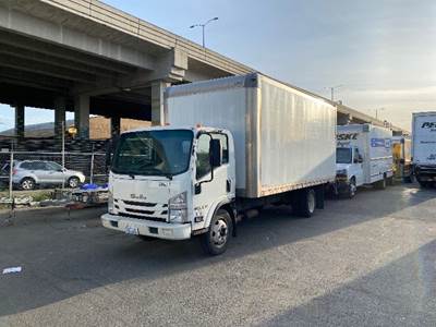 Isuzu NPR EFI Box Truck - 297HP, 6 Speed Automatic, Roll up Door