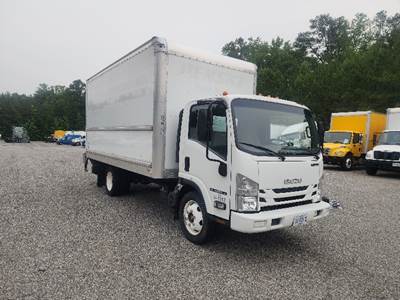 Isuzu NPR EFI 16 ft Box Truck - 297HP, 6 Speed Automatic, Roll up Door