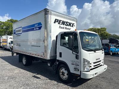 Isuzu NPR EFI Box Truck - 297HP, 6 Speed Automatic, Roll up Door