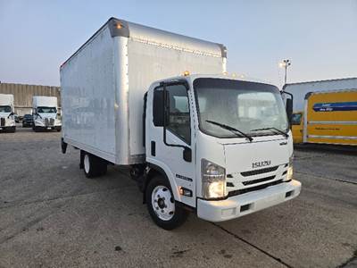 Isuzu NPR EFI 16 ft Box Truck - 297HP, 6 Speed Automatic, Roll up Door