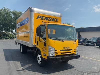 Isuzu NPR EFI Box Truck - 350HP, 6 Speed Automatic, Roll up Door