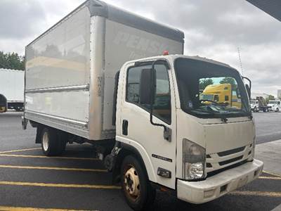 Isuzu NPR EFI 16 ft Box Truck - 297HP, 6 Speed Automatic, Roll up Door