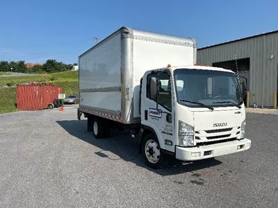 Isuzu NPR EFI Box Truck - 350HP, 6 Speed Automatic, Roll up Door