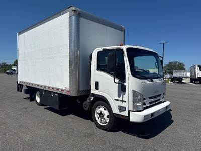 Isuzu NPR EFI 16 ft Box Truck - 297HP, 6 Speed Automatic, Roll up Door