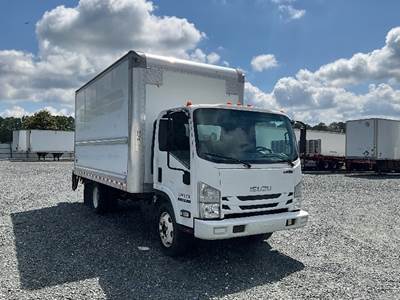 Isuzu NPR EFI 16 ft Box Truck - 297HP, 6 Speed Automatic, Roll up Door