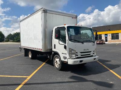 Isuzu NPR EFI 16 ft Box Truck - 297HP, 6 Speed Automatic, Roll up Door
