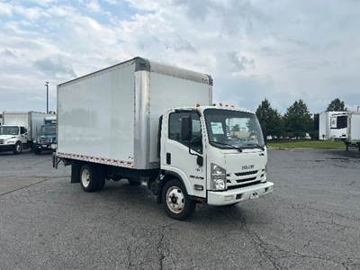 Isuzu NPR EFI Box Truck - 297HP, 6 Speed Automatic, Roll up Door