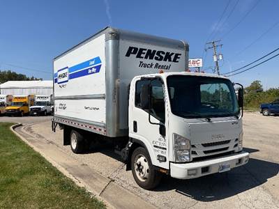 Isuzu NPR EFI Box Truck - 350HP, 6 Speed Automatic, Roll up Door