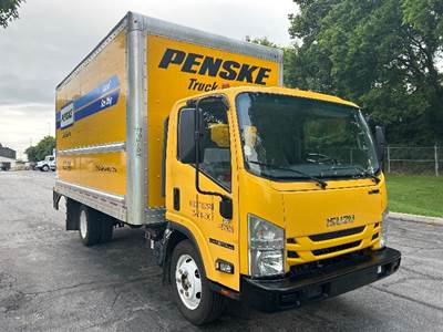 Isuzu NPR EFI Box Truck - 350HP, 6 Speed Automatic, Roll up Door