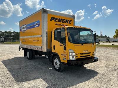 Isuzu NPR EFI Box Truck - 350HP, 6 Speed Automatic, Roll up Door