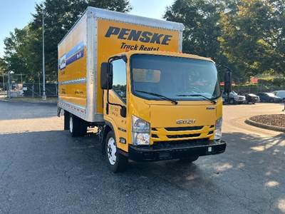 Isuzu NPR EFI Box Truck - 350HP, 6 Speed Automatic, Roll up Door