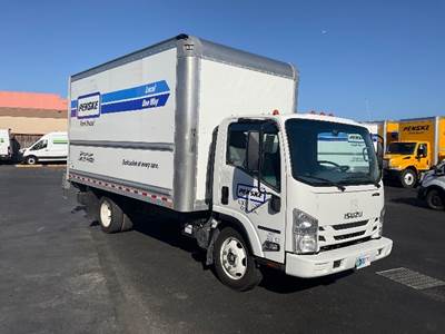 Isuzu NPR EFI Box Truck - 297HP, 6 Speed Automatic, Roll up Door
