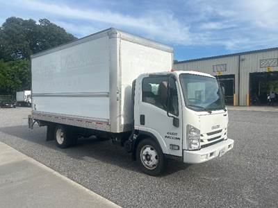 Isuzu NPR EFI Box Truck - 350HP, 6 Speed Automatic, Roll up Door