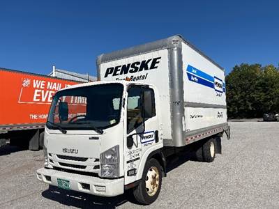 Isuzu NPR EFI Box Truck - 297HP, 6 Speed Automatic, Roll up Door