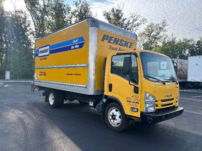Isuzu NPR EFI Box Truck - 350HP, 6 Speed Automatic, Roll up Door