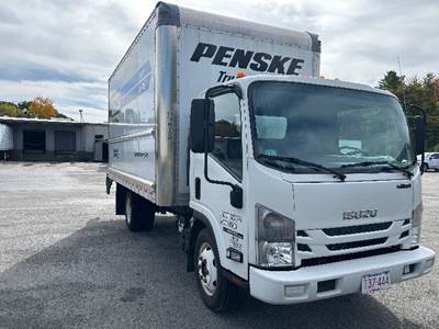 Isuzu NPR EFI Box Truck - 297HP, 6 Speed Automatic, Roll up Door