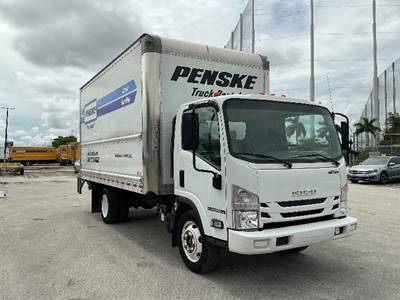 Isuzu NPR EFI Box Truck - 297HP, 6 Speed Automatic, Roll up Door