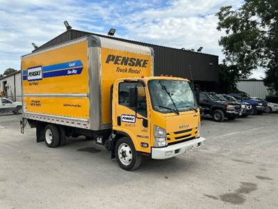Isuzu NPR EFI Box Truck - 350HP, 6 Speed Automatic, Roll up Door