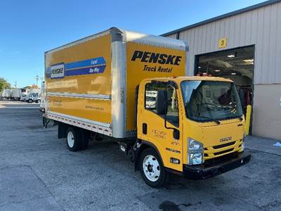 Isuzu NPR EFI Box Truck - 350HP, 6 Speed Automatic, Roll up Door