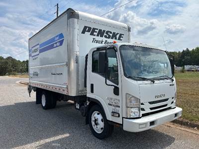Isuzu NPR EFI Box Truck - 297HP, 6 Speed Automatic, Roll up Door