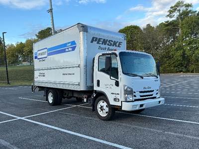 Isuzu NPR EFI Box Truck - 297HP, 6 Speed Automatic, Roll up Door