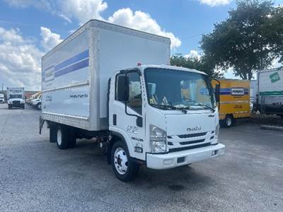 Isuzu NPR EFI 16 ft Box Truck - 297HP, 6 Speed Automatic, Roll up Door