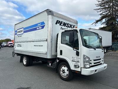 Isuzu NPR EFI Box Truck - 297HP, 6 Speed Automatic, Roll up Door