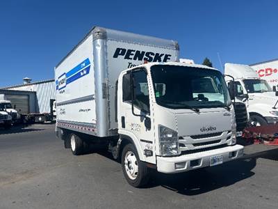 Isuzu NPR EFI Box Truck - 297HP, 6 Speed Automatic, Roll up Door