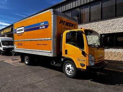 Isuzu NPR EFI Box Truck - 350HP, 6 Speed Automatic, Roll up Door