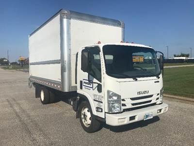 Isuzu NPR EFI Box Truck - 297HP, 6 Speed Automatic, Roll up Door