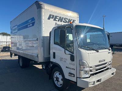Isuzu NPR EFI Box Truck - 350HP, 6 Speed Automatic, Roll up Door