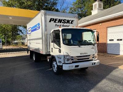 Isuzu NPR EFI Box Truck - 350HP, 6 Speed Automatic, Roll up Door