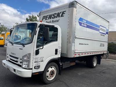 Isuzu NPR EFI Box Truck - 297HP, 6 Speed Automatic, Roll up Door