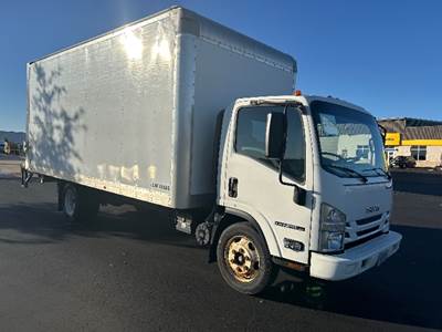 Isuzu NPR EFI Box Truck - 297HP, 6 Speed Automatic, Roll up Door
