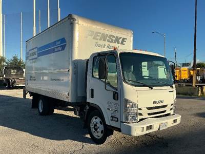 Isuzu NPR EFI Box Truck - 297HP, 6 Speed Automatic, Roll up Door