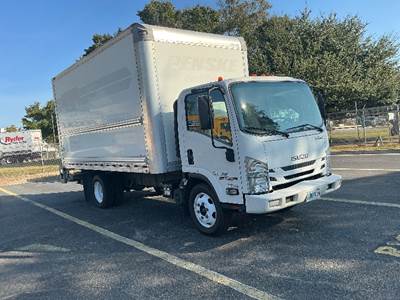 Isuzu NPR EFI Box Truck - 297HP, 6 Speed Automatic, Roll up Door